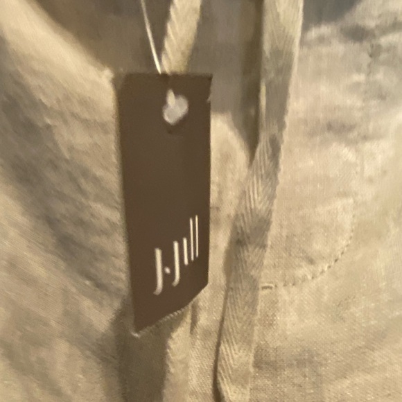 J.Jill Love Linen Flax Relaxed Fit Ankle Pants Women's Large Petite NWT - Picture 12 of 13